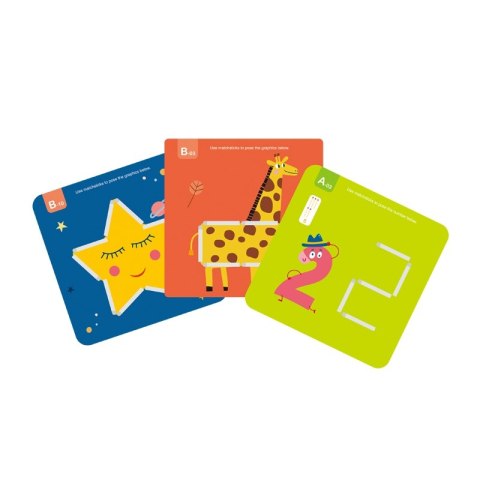 TOOKY TOY Drewniana Układanka Montessori Gra Logiczna Łamigłówki Zapałki Magnetyczne dla Dzieci 58 el. TOOKY TOY Drewniana Układanka Montessori Gra Logiczna Łamigłówki Zapałki Magnetyczne dla Dzieci 58 el.