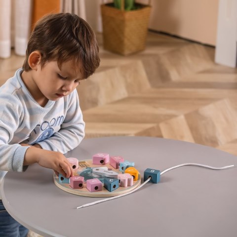 VIGA PolarB Sorter Kształtów Zegar nawlekanka Montessori VIGA PolarB Sorter Kształtów Zegar nawlekanka Montessori