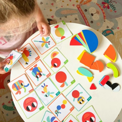 WOOPIE GREEN Drewniana Układanka Montessori 40 Wzorów do Odtworzenia 55 el. Certyfikat FSC WOOPIE GREEN Drewniana Układanka Montessori 40 Wzorów do Odtworzenia 55 el. Certyfikat FSC