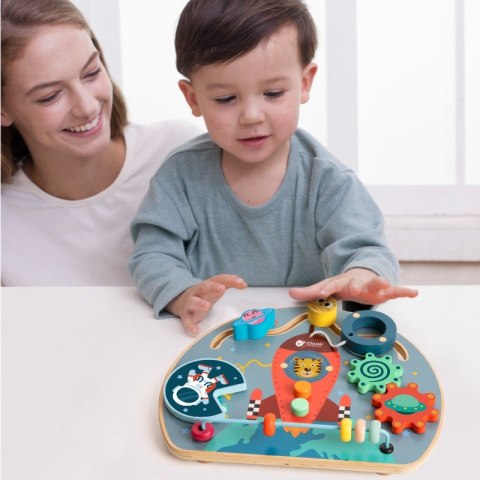 CLASSSIC WORLD Tablica Manipulacyjna Wielofunkcyjna 6w1 Rakieta CLASSSIC WORLD Tablica Manipulacyjna Wielofunkcyjna 6w1 Rakieta