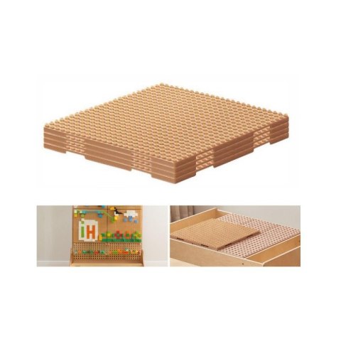 MASTERKIDZ Drewniany Stół Edukacyjny + AKCESORIA STEM WALL + 563 Klocków MASTERKIDZ Drewniany Stół Edukacyjny + AKCESORIA STEM WALL + 563 Klocków