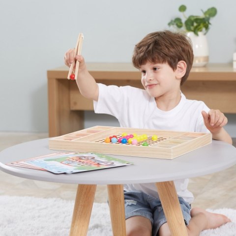 VIGA Drewniana Gra Kulki Złap i Dopasuj Układanka Montessori VIGA Drewniana Gra Kulki Złap i Dopasuj Układanka Montessori
