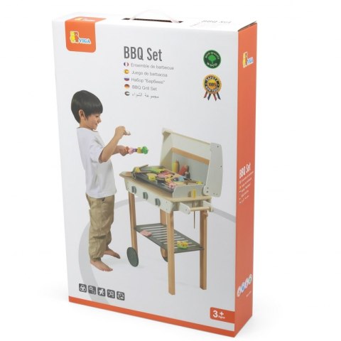 VIGA Duży Drewniany Grill dla Dzieci + 47 Akcesoriów VIGA Duży Drewniany Grill dla Dzieci + 47 Akcesoriów