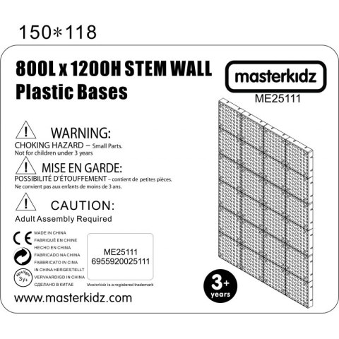 MASTERKIDZ Panel Ścienny Tablica Naukowa Kreatywna STEM 120x80 cm Bez Panelu Montażowego MASTERKIDZ Panel Ścienny Tablica Naukowa Kreatywna STEM 120x80 cm Bez Panelu Montażowego