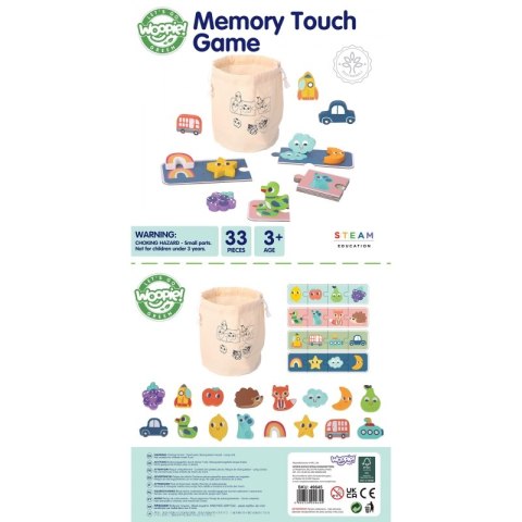 WOOPIE GREEN Układanka Sensoryczna Memory Kształty FSC WOOPIE GREEN Układanka Sensoryczna Memory Kształty FSC