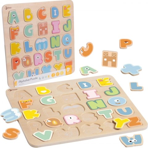 CLASSIC WORLD Drewniane Puzzle Montessori Układanka Nauka Alfabetu Liter Słów 27 el. CLASSIC WORLD Drewniane Puzzle Montessori Układanka Nauka Alfabetu Liter Słów 27 el.