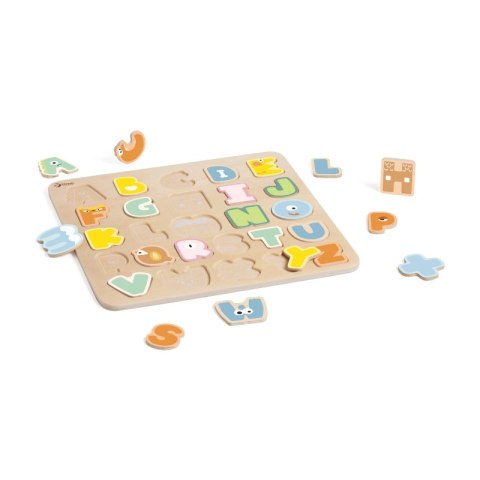 CLASSIC WORLD Drewniane Puzzle Montessori Układanka Nauka Alfabetu Liter Słów 27 el. CLASSIC WORLD Drewniane Puzzle Montessori Układanka Nauka Alfabetu Liter Słów 27 el.