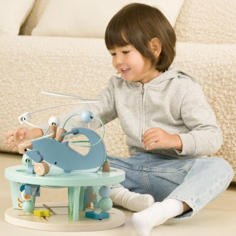 CLASSIC WORLD Drewniany Edukacyjny Labirynt Przeplatanka Życie Morskie 18m+ CLASSIC WORLD Drewniany Edukacyjny Labirynt Przeplatanka Życie Morskie 18m+