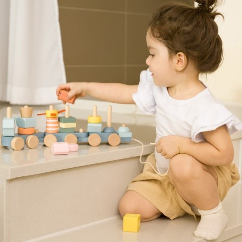 CLASSIC WORLD Montessori Kolejka Ocean Drewniana Układanka CLASSIC WORLD Montessori Kolejka Ocean Drewniana Układanka