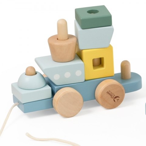 CLASSIC WORLD Montessori Kolejka Ocean Drewniana Układanka CLASSIC WORLD Montessori Kolejka Ocean Drewniana Układanka