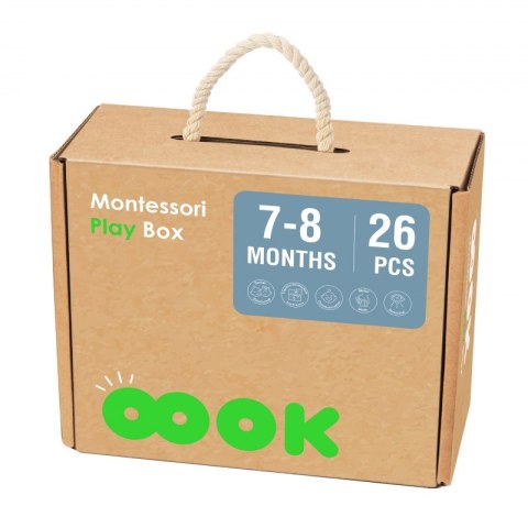 TOOKY TOY Box Pudełko XXL Montessori Edukacyjne 6w1 Sensoryczne 7-8 Mies TOOKY TOY Box Pudełko XXL Montessori Edukacyjne 6w1 Sensoryczne 7-8 Mies