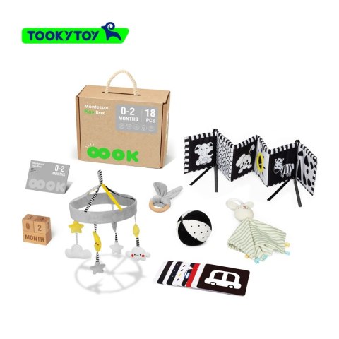 TOOKY TOY Box Pudełko XXL Montessori Edukacyjne 7w1 Sensoryczne 0-2 Mies TOOKY TOY Box Pudełko XXL Montessori Edukacyjne 7w1 Sensoryczne 0-2 Mies