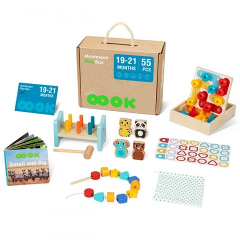 TOOKY TOY Box Pudełko XXL Montessori Edukacyjne 7w1 Sensoryczne 19-21 Mies. TOOKY TOY Box Pudełko XXL Montessori Edukacyjne 7w1 Sensoryczne 19-21 Mies.