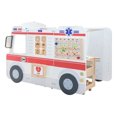 VIGA Duży Drewniany Ambulans Zestaw Karetka Małych Ratowników Akcesoria 25 el. VIGA Duży Drewniany Ambulans Zestaw Karetka Małych Ratowników Akcesoria 25 el.
