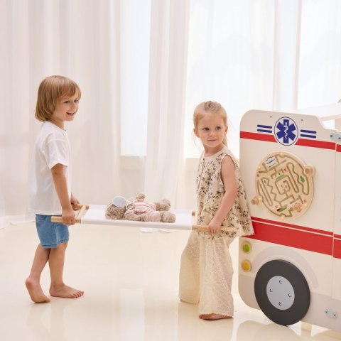VIGA Duży Drewniany Ambulans Zestaw Karetka Małych Ratowników Akcesoria 25 el. VIGA Duży Drewniany Ambulans Zestaw Karetka Małych Ratowników Akcesoria 25 el.