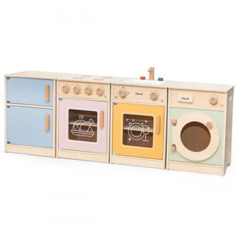 VIGA PolarB Drewniany Zestaw Kuchenny XL Pralka Kuchenka Zmywarka VIGA PolarB Drewniany Zestaw Kuchenny XL Pralka Kuchenka Zmywarka