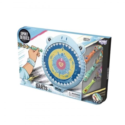WOOPIE Magnetyczna Gra w Rzutki Dart Tarcza Wesoły Rekinek WOOPIE Magnetyczna Gra w Rzutki Dart Tarcza Wesoły Rekinek