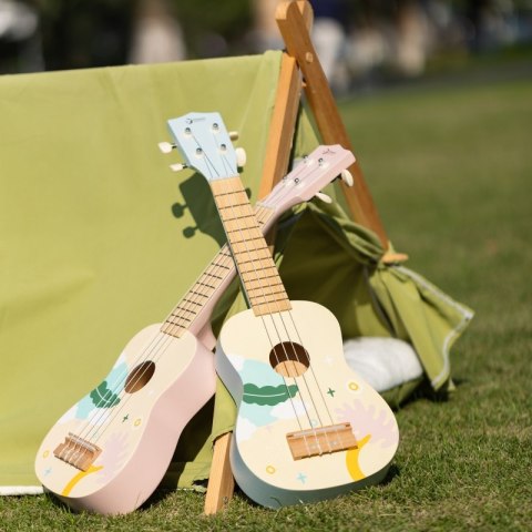 CLASSIC WORLD Drewniane Ukulele Gitara dla Dzieci Różowa CLASSIC WORLD Drewniane Ukulele Gitara dla Dzieci Różowa