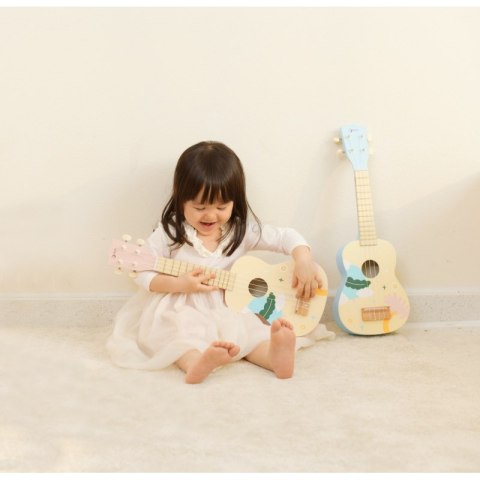 CLASSIC WORLD Drewniane Ukulele Gitara dla Dzieci Różowa CLASSIC WORLD Drewniane Ukulele Gitara dla Dzieci Różowa