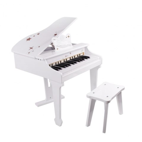 CLASSIC WORLD Duże Pianino Fortepian dla Dzieci z Krzesełkiem i Książeczką do Nauki CLASSIC WORLD Duże Pianino Fortepian dla Dzieci z Krzesełkiem i Książeczką do Nauki