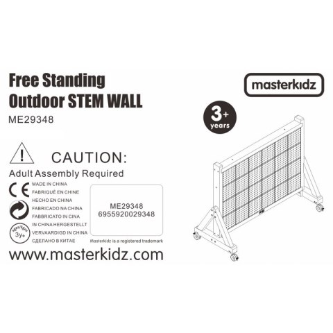 MASTERKIDZ Drewniana Ściana Tablica XXL Naukowa Kreatywna STEM WALL Outdoor MASTERKIDZ Drewniana Ściana Tablica XXL Naukowa Kreatywna STEM WALL Outdoor