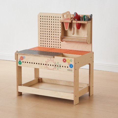 MASTERKIDZ Drewniany Warsztat XXL Montessori STEM z Narzędziami MASTERKIDZ Drewniany Warsztat XXL Montessori STEM z Narzędziami