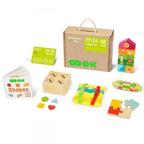 TOOKY TOY Box Pudełko XXL Montessori Edukacyjne 7w1 Sensoryczne 22-24 Mies TOOKY TOY Box Pudełko XXL Montessori Edukacyjne 7w1 Sensoryczne 22-24 Mies