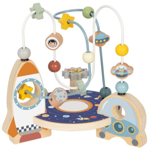 TOOKY TOY Drewniana Rakieta Pętla Motoryczna Labirynt TOOKY TOY Drewniana Rakieta Pętla Motoryczna Labirynt