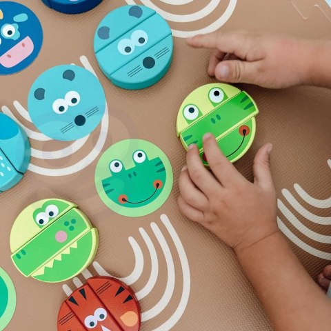 TOOKY TOY Gra Zręcznościowa Klocki Zwierzęta Certyfikat FSC TOOKY TOY Gra Zręcznościowa Klocki Zwierzęta Certyfikat FSC