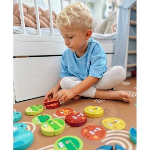TOOKY TOY Gra Zręcznościowa Klocki Zwierzęta Certyfikat FSC TOOKY TOY Gra Zręcznościowa Klocki Zwierzęta Certyfikat FSC