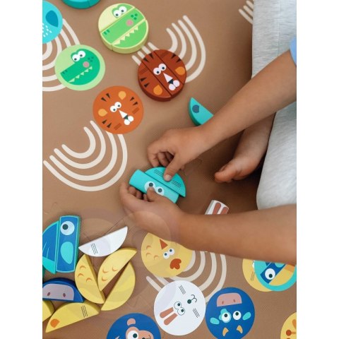 TOOKY TOY Gra Zręcznościowa Klocki Zwierzęta Certyfikat FSC TOOKY TOY Gra Zręcznościowa Klocki Zwierzęta Certyfikat FSC