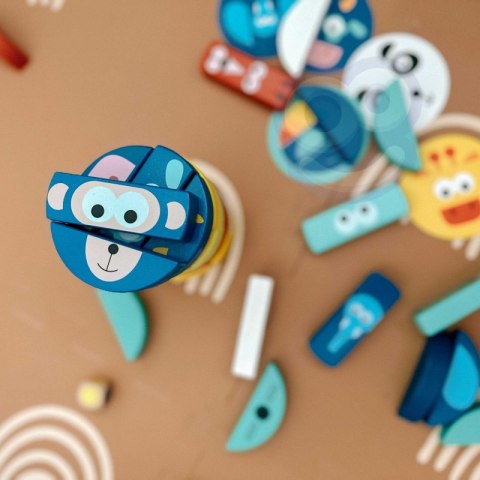 TOOKY TOY Gra Zręcznościowa Klocki Zwierzęta Certyfikat FSC TOOKY TOY Gra Zręcznościowa Klocki Zwierzęta Certyfikat FSC