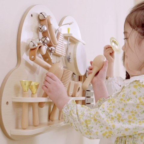 VIGA Drewniana Tablica Muzyczna Zestaw 12 Instrumentów Perkusyjnych VIGA Drewniana Tablica Muzyczna Zestaw 12 Instrumentów Perkusyjnych