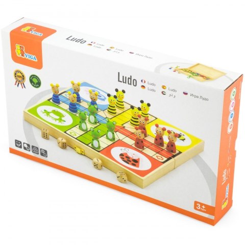 VIGA Drewniana gra Ludo Chińczyk VIGA Drewniana gra Ludo Chińczyk