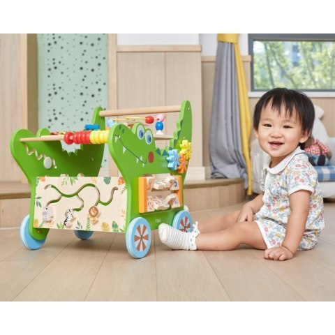 VIGA Drewniany Pchacz Edukacyjny Krokodylek 12w1 VIGA Drewniany Pchacz Edukacyjny Krokodylek 12w1
