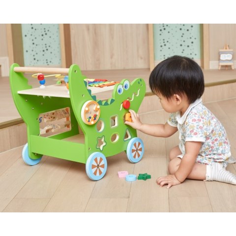 VIGA Drewniany Pchacz Edukacyjny Krokodylek 12w1 VIGA Drewniany Pchacz Edukacyjny Krokodylek 12w1