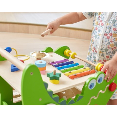 VIGA Drewniany Pchacz Edukacyjny Krokodylek 12w1 VIGA Drewniany Pchacz Edukacyjny Krokodylek 12w1