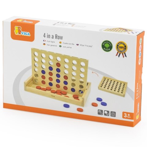 VIGA Gra logiczna 4 w Rzędzie 4 In a Row VIGA Gra logiczna 4 w Rzędzie 4 In a Row