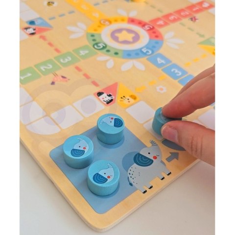 WOOPIE GREEN Gry Planszowe Logiczne 2w1 Ludo Chińczyk + Uwolnij Zwierzątka WOOPIE GREEN Gry Planszowe Logiczne 2w1 Ludo Chińczyk + Uwolnij Zwierzątka