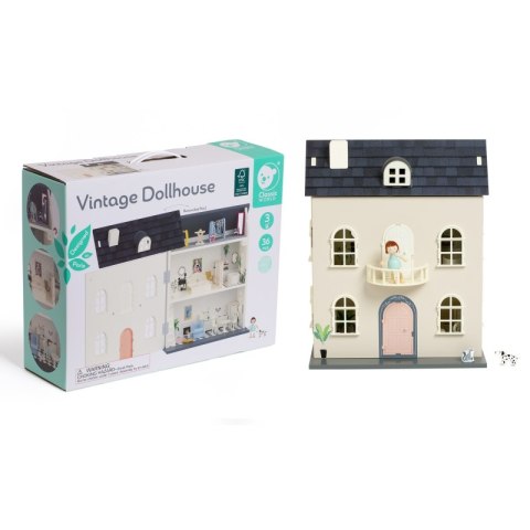 CLASSIC WORLD Drewniany Domek dla Lalek Vintage CLASSIC WORLD Drewniany Domek dla Lalek Vintage