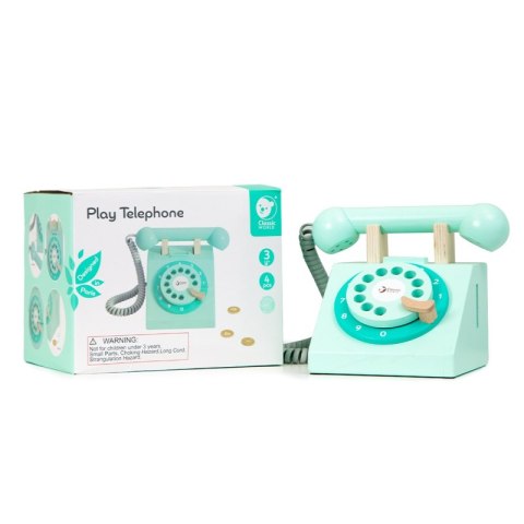 CLASSIC WORLD Klasyczny Drewniany Telefon dla Dzieci 4 el. CLASSIC WORLD Klasyczny Drewniany Telefon dla Dzieci 4 el.