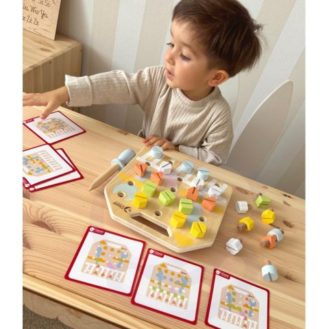CLASSIC WORLD Wooden Manipulative Board Logic Puzzle CLASSIC WORLD Wooden Manipulative Board Logic Puzzle