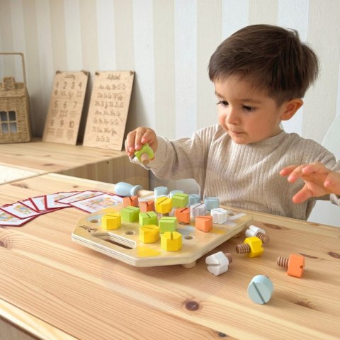 CLASSIC WORLD Wooden Manipulative Board Logic Puzzle CLASSIC WORLD Wooden Manipulative Board Logic Puzzle