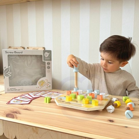 CLASSIC WORLD Wooden Manipulative Board Logic Puzzle CLASSIC WORLD Wooden Manipulative Board Logic Puzzle