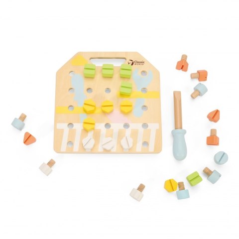CLASSIC WORLD Wooden Manipulative Board Logic Puzzle CLASSIC WORLD Wooden Manipulative Board Logic Puzzle
