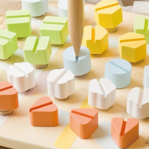 CLASSIC WORLD Wooden Manipulative Board Logic Puzzle CLASSIC WORLD Wooden Manipulative Board Logic Puzzle