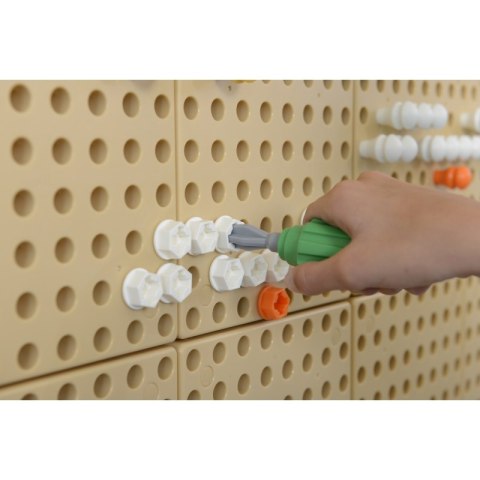 MASTERKIDZ Zestaw Narzędzia Z Wkrętarką 8 Elementów Do Tablicy Naukowo-Kreatywnej STEM MASTERKIDZ Zestaw Narzędzia Z Wkrętarką 8 Elementów Do Tablicy Naukowo-Kreatywnej STEM