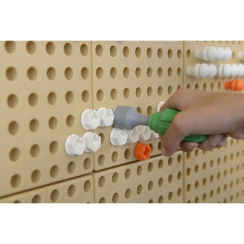 MASTERKIDZ Zestaw Narzędzia Z Wkrętarką 8 Elementów Do Tablicy Naukowo-Kreatywnej STEM MASTERKIDZ Zestaw Narzędzia Z Wkrętarką 8 Elementów Do Tablicy Naukowo-Kreatywnej STEM
