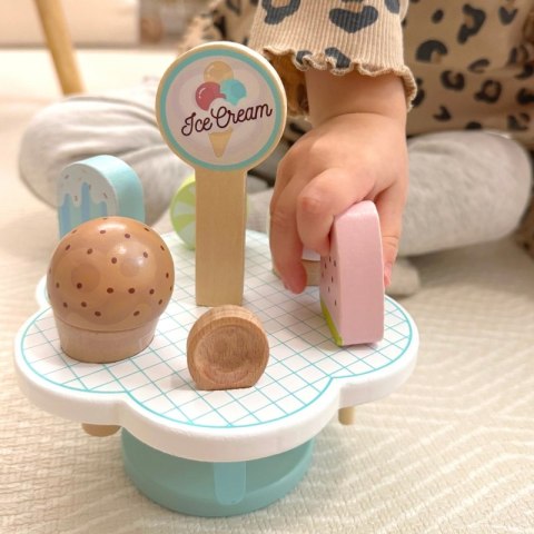 TOOKY TOY Drewniane Lody Magnetyczne na Stojaku TOOKY TOY Drewniane Lody Magnetyczne na Stojaku