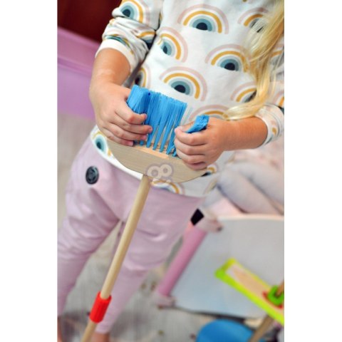 TOOKY TOY Drewniany Zestaw do Sprzątania dla Dzieci 6 el. TOOKY TOY Drewniany Zestaw do Sprzątania dla Dzieci 6 el.